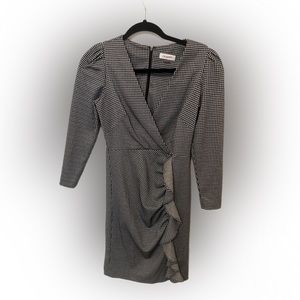 Calvin Klein houndstooth shimmer dress 4P